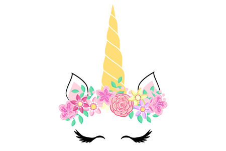 Łóżko dziecięce FALA 140x70 barierka szuflada grafika - Jednorożec