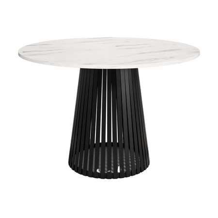  Stół okrągły VELORE - Jasny Marmur