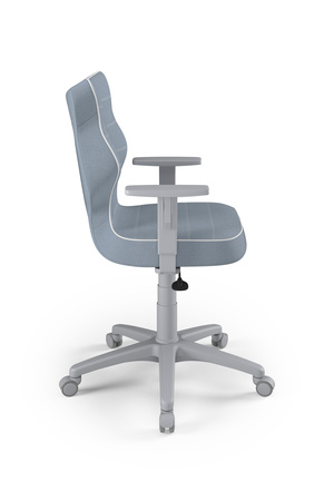 Krzesło obrotowe AXIS 6 - Niebieskie / Noga Szara
