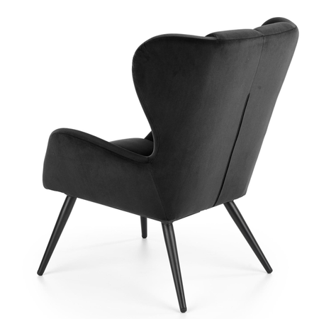 Fotel wypoczynkowy MADISON - Czarny