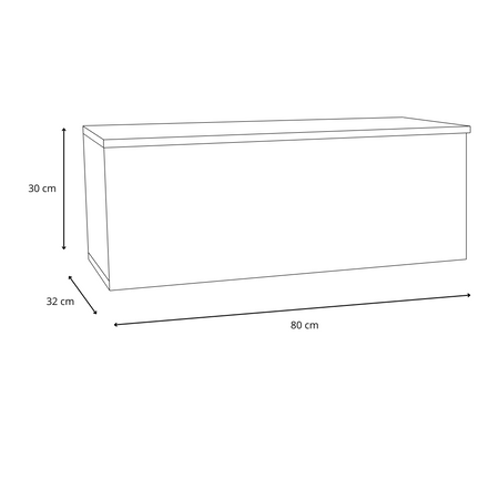 Szafka RTV NICOLE 80 cm - Dąb Artisan