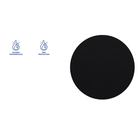 Krzesło obrotowe Axis 6 - Czarne / Noga Czarna