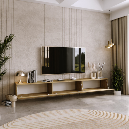 Szafka RTV NICOLE 80 cm - Dąb Artisan