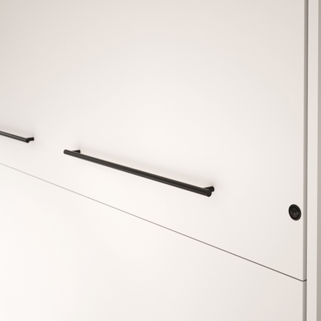 Półkotapczan pionowy rozkładany VERTO 160x200 składany w szafę - Biały