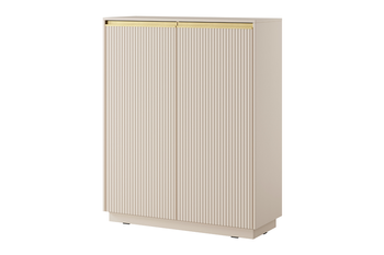 Komoda PRESTIGE 104 cm - Beżowy / Złoty