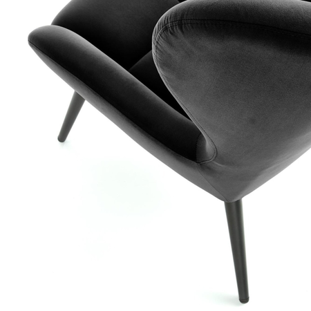 Fotel wypoczynkowy MADISON - Czarny