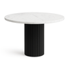 Stół okrągły VENTI 75 cm - Biały Marmur