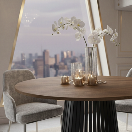  Stół okrągły VELORE -  Dąb Lefkas