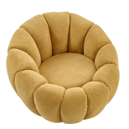 Fotel wypoczynkowy SOFTY - Musztardowy