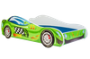 Łóżko dziecięce z serii AUTO 140x70 grafika materac - SPEED