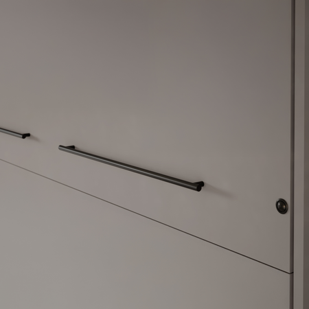 Półkotapczan pionowy rozkładany VERTO 160x200 składany w szafę - Szary