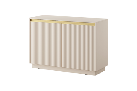 Komoda PRESTIGE 104 cm -  Beżowy / Złoty