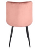 Krzesło welurowe różowe