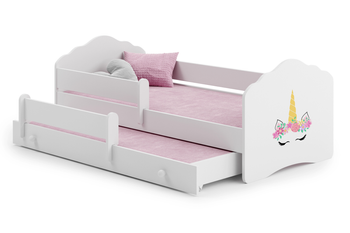 Łóżko podwójne FALA II 160x80 - Jednorożec