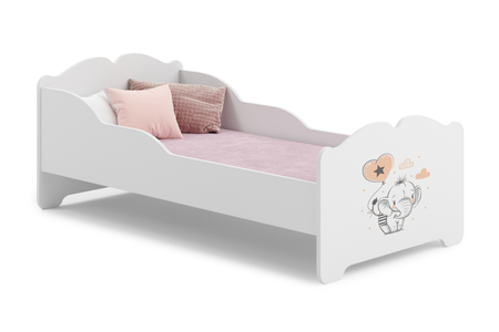 Łóżko dziecięce pojedyncze ANNA 160x80 - Słonik