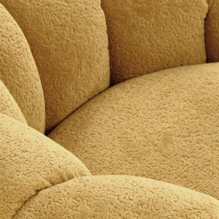 Fotel wypoczynkowy SOFTY - Musztardowy