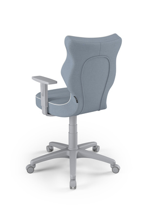 Krzesło obrotowe AXIS 6 - Niebieskie / Noga Szara