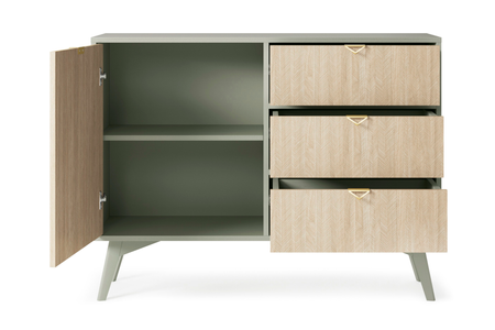 Komoda VINORA 106 cm - Eukaliptus