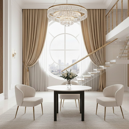 Stół okrągły RAMES 102 cm - KASZMIR