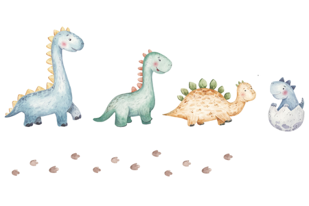 Łóżko dziecięce LUK 160x80 barierka grafika - Dinozaury