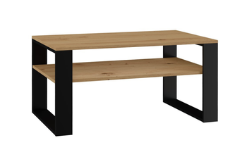 Stolik kawowy Ława MODI - Dąb Artisan / Czarny