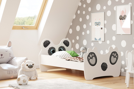 Łóżko dziecięce ANIMALS 160x80 - Panda