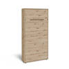 Półkotapczan pionowy rozkładany VERTO 90x200 składany w szafę - Dąb Artisan