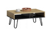Stolik kawowy SANDOR loft - Dąb Artisan / Czarny