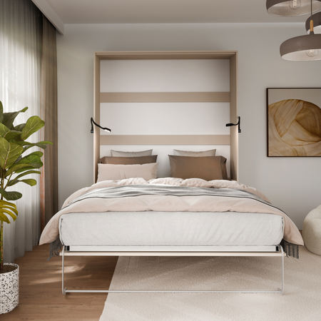 Półkotapczan pionowy rozkładany VERTO 160x200 składany w szafę - Kaszmir