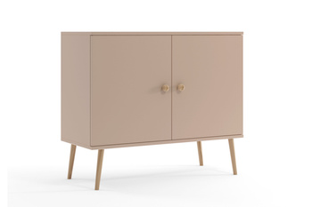 Komoda MELI dwudrzwiowa skandynawska - kolor Macchiato