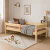 Łóżko dziecięce PRIMO 90x200 z barierką – Ekologiczne Drewno