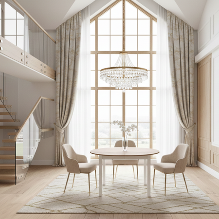 Stół okrągły RAMES 102 cm – Dąb Craft