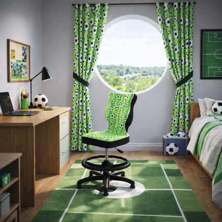 Krzesło dziecięce LUMI 4 - Goal / Noga Czarna