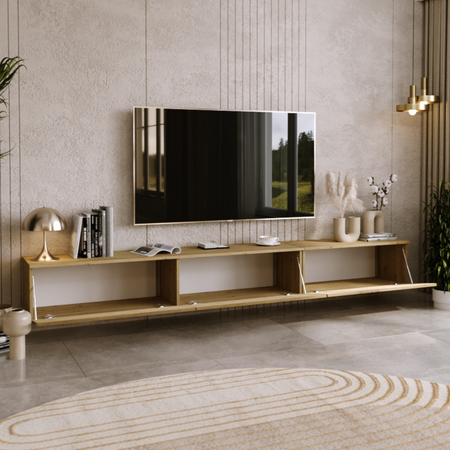 Szafka RTV NICOLE 160 cm - Dąb Artisan