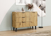 Komoda KANDI jednodrzwiowa z 3 szufladami - kolor Dąb artisan