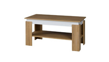 Ława SANI 115 cm - kolor Dąb grand / biały