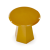 Stolik kawowy LORAL okrągły - Musztardowy