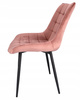 Krzesło welurowe różowe