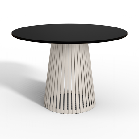 Stół okrągły VELORE 100 cm - Czarny Mat