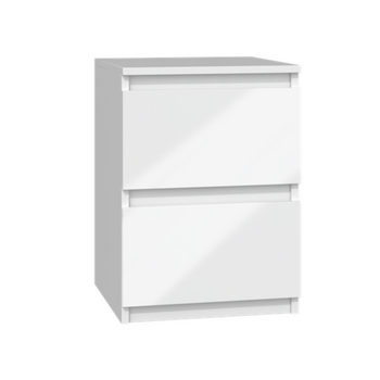 Szafka nocna MALMO II Biały połysk