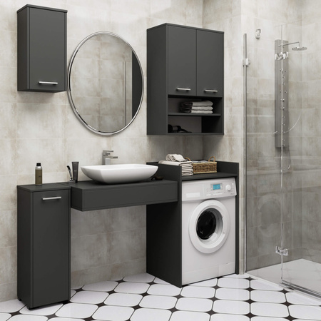 Szafka wisząca łazienkowa - Grafit Szary