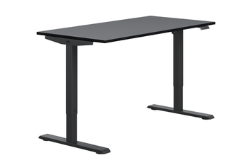 Biurko FLEXI 140 cm regulowane podnoszone elektryczne komputerowe - Czarny