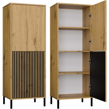 Szafa II KANARI niski słupek z półkami - kolor Dąb artisan