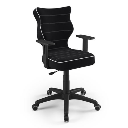 Krzesło obrotowe Axis 6 - Czarne / Noga Czarna