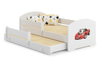 Łóżko dziecięce podwójne wysuwane LUK II 160x80 - Auto