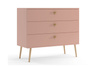 Komoda MELI z szufladami skandynawska - kolor Róż