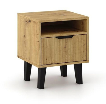 Szafka nocna KANDI - kolor Dąb artisan