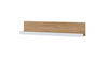 Półka SANI ścienna wisząca 124 cm - kolor Dąb grand / biały