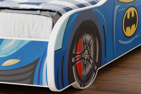 Łóżko dziecięce BATCAR 140x70 - z materacem