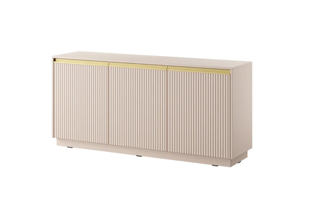 Komoda PRESTIGE 154 cm - Beżowy / Złoty